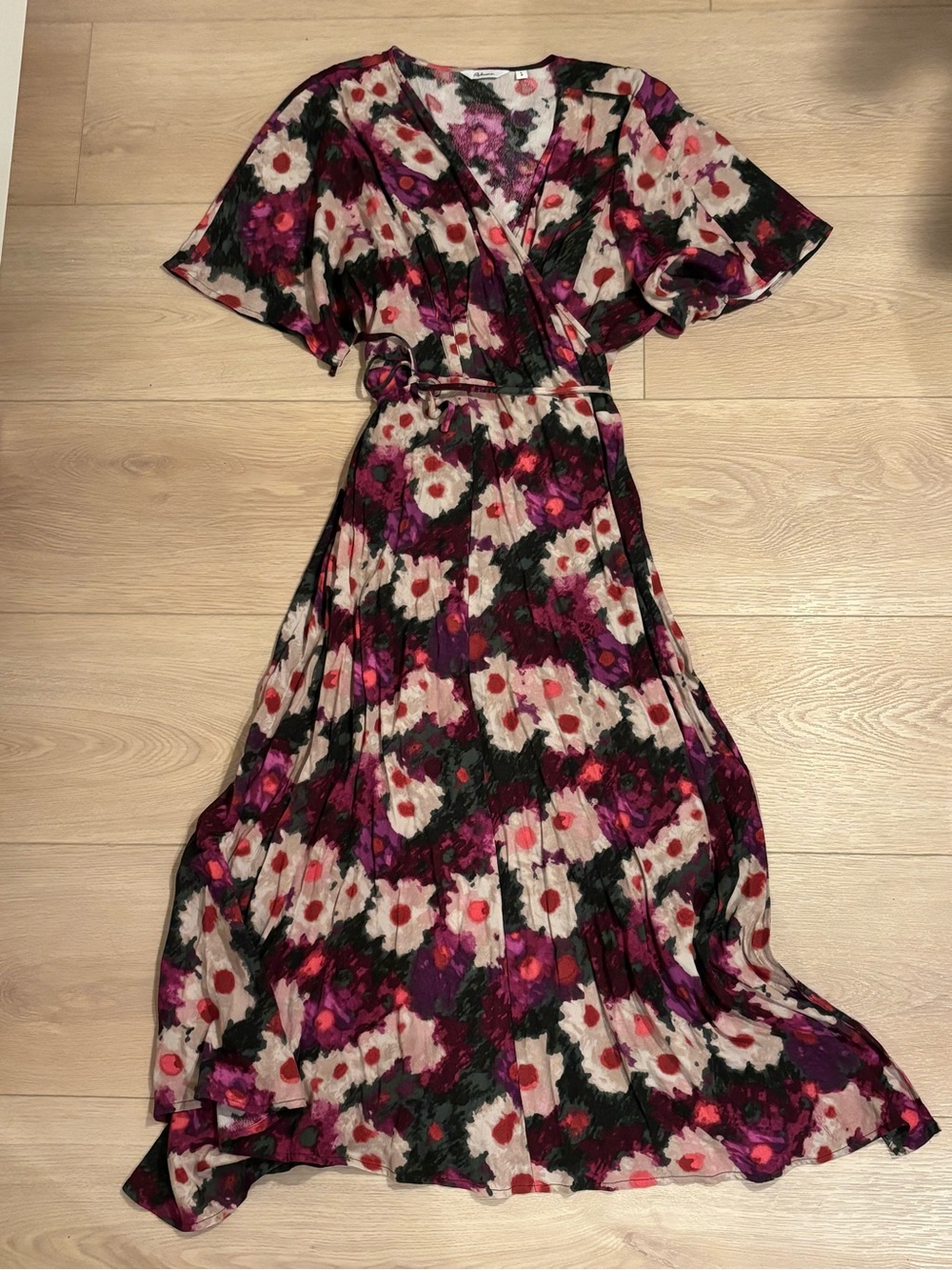 Reitmans Floral Wrap Midi Dress